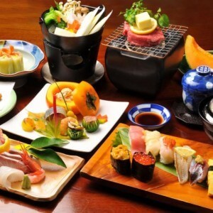 vari piatti giapponesi