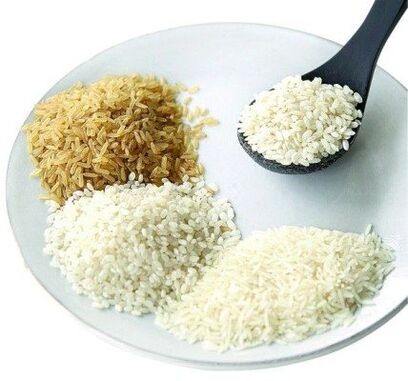 Alimento con riso per dimagrire di 5 kg a settimana