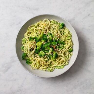 Spaghetti broccoli e pinoli, dieta mediterranea