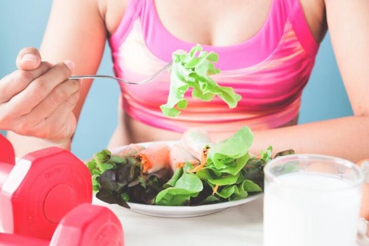 Mangiare con una dieta proteica