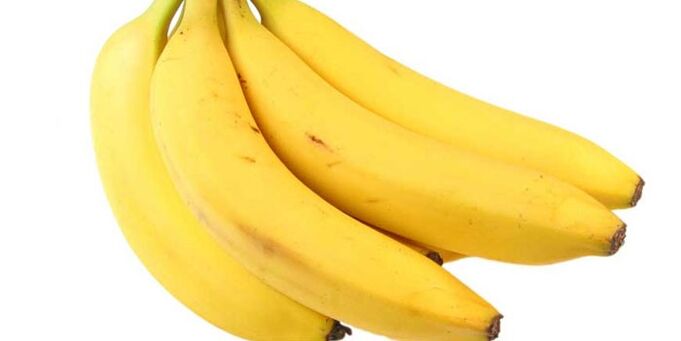 Le banane sono vietate nella dieta a base di uova